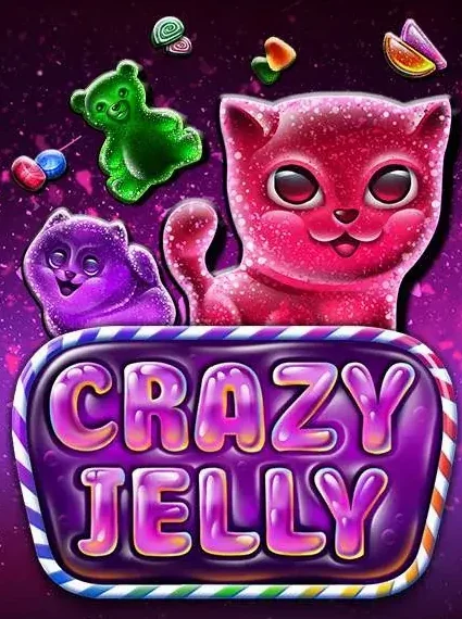 Decorative casino game artwork for King Billy: Crazy Jelly